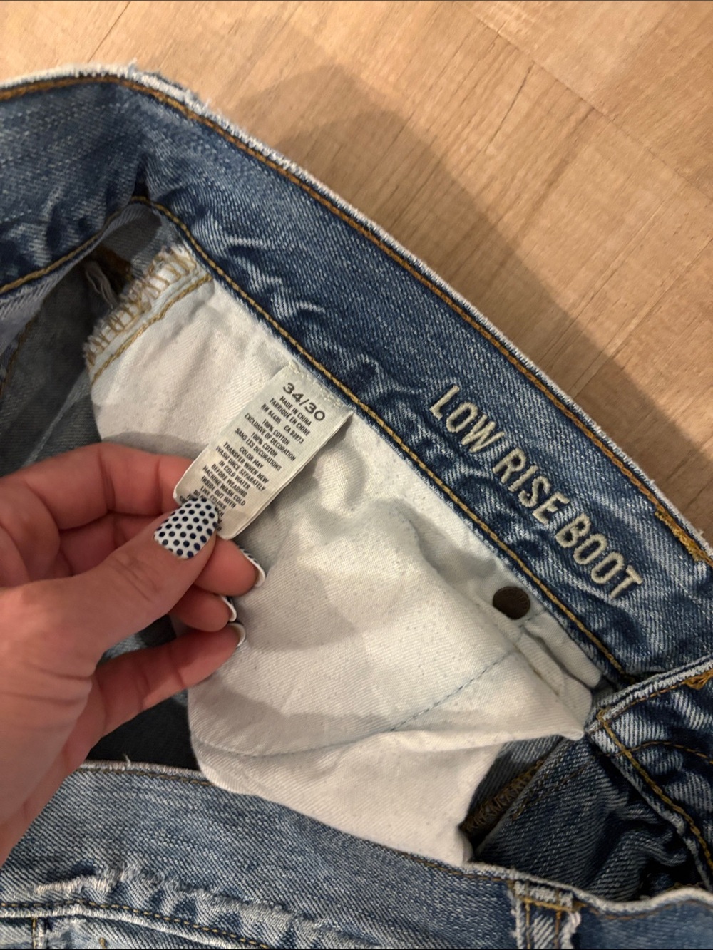American Eagle Outfitters Light Blue Men’s Bootcut Jeans 34x30 - Picture 2 of 3